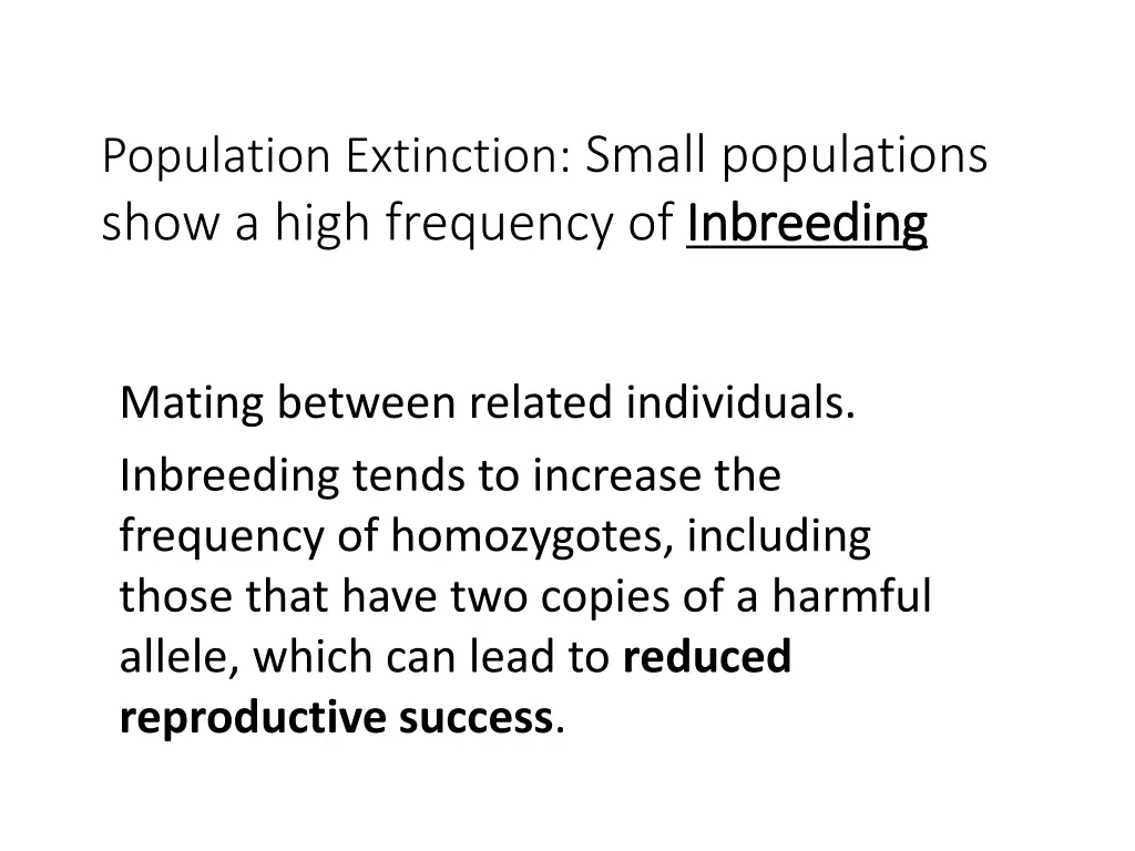 population extinction small populations show