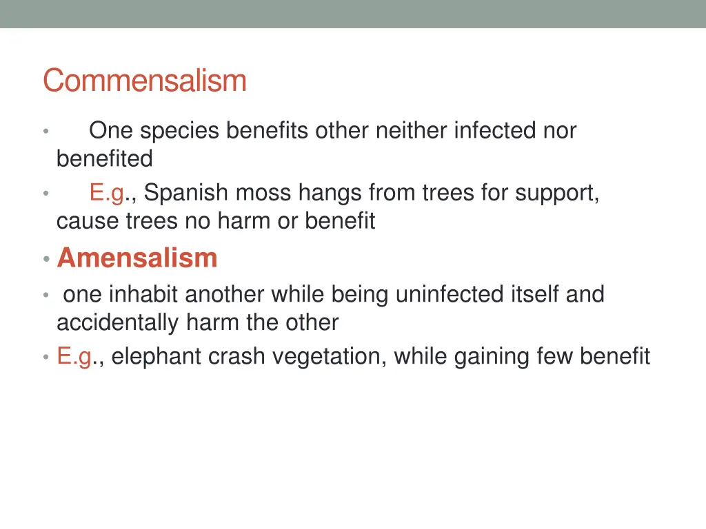 commensalism