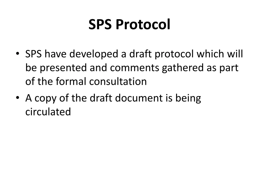 sps protocol