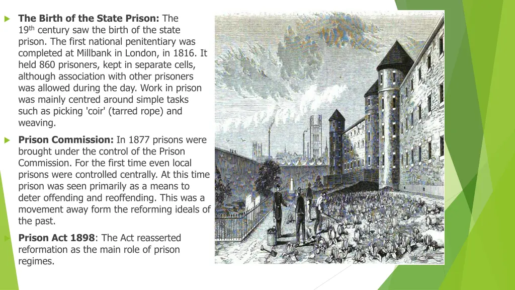 the birth of the state prison the 19 th century