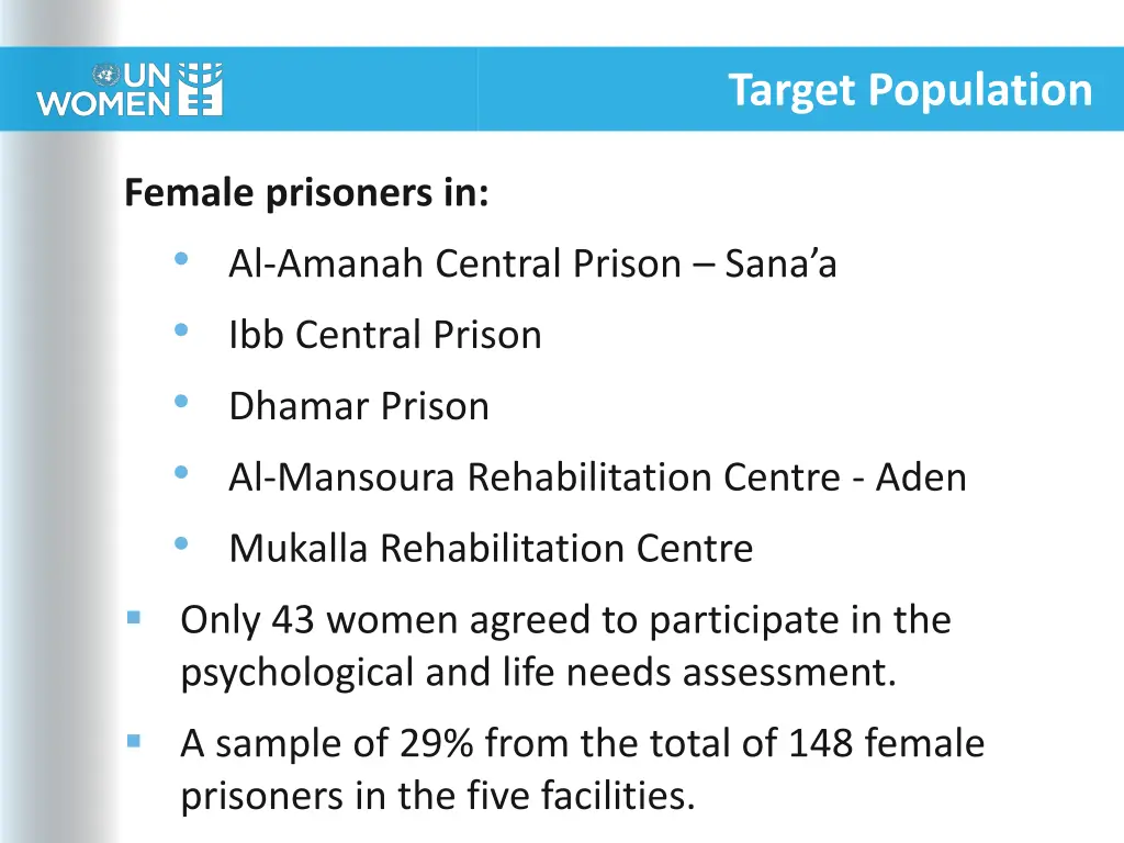 target population