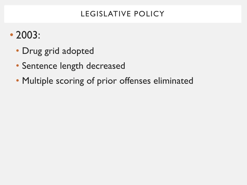 legislative policy 1