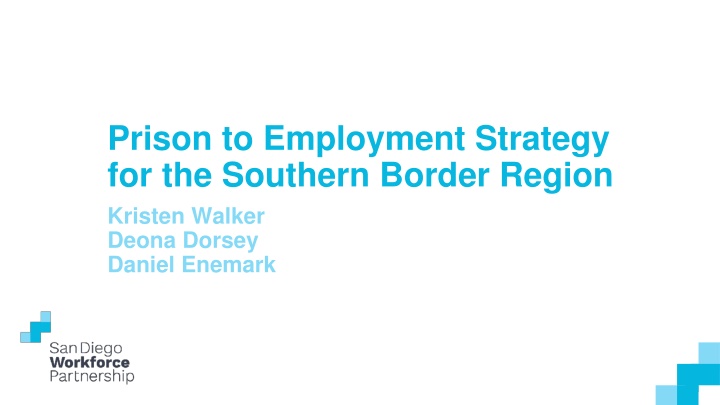 prison to employment strategy for the southern