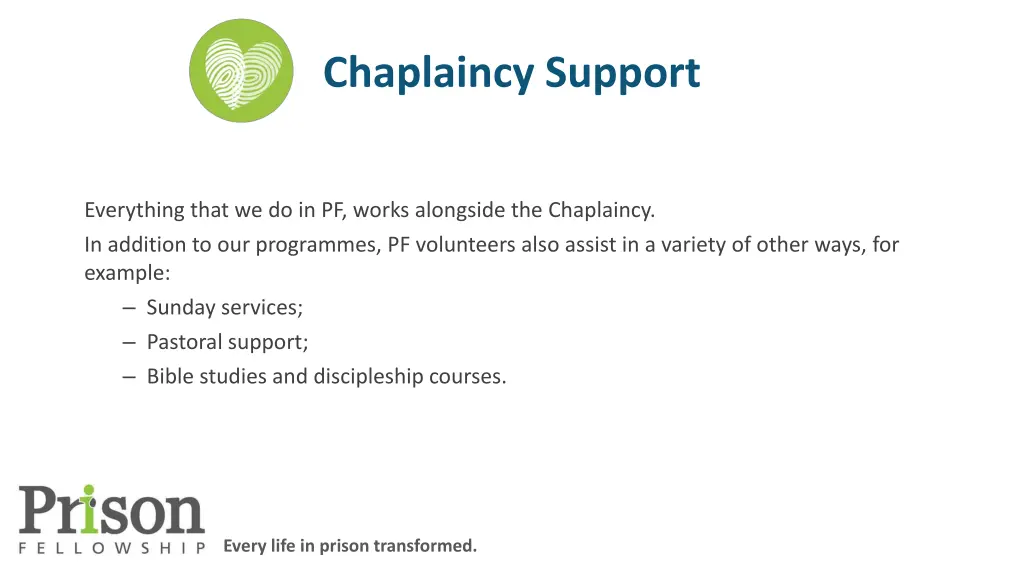 chaplaincy support