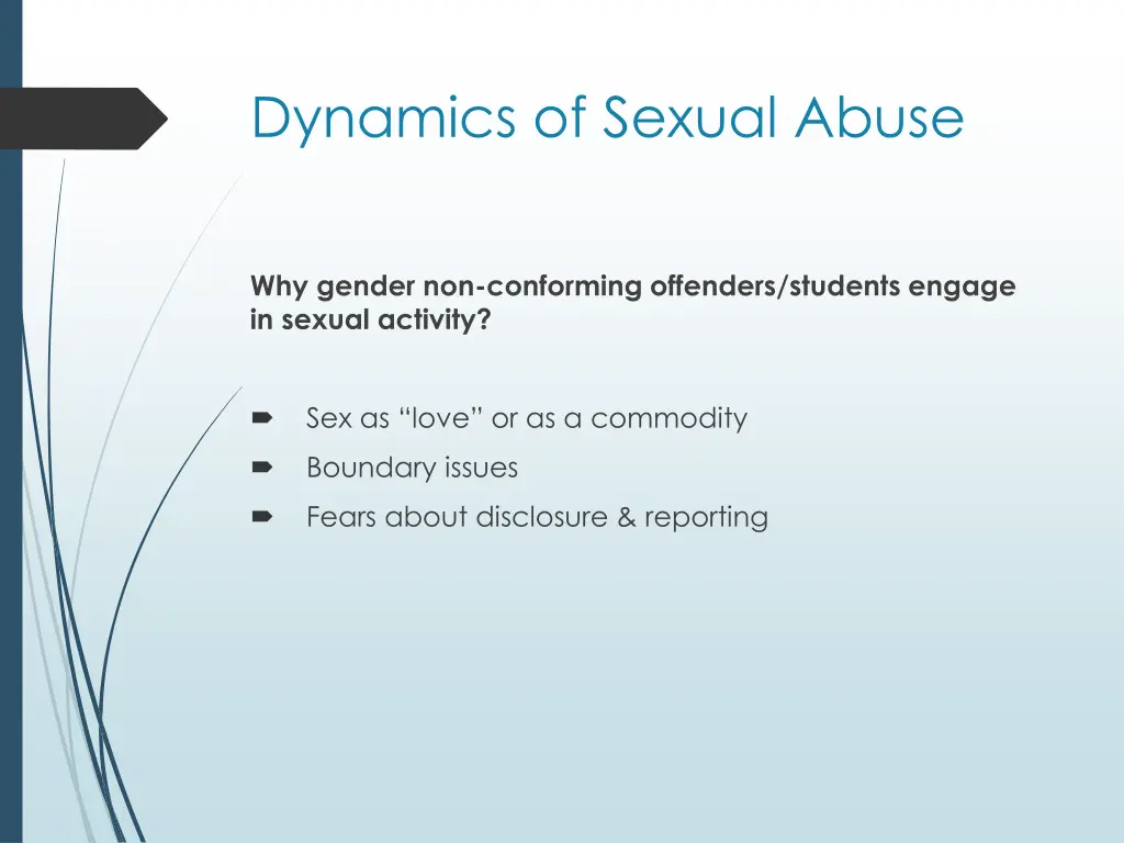 dynamics of sexual abuse 5