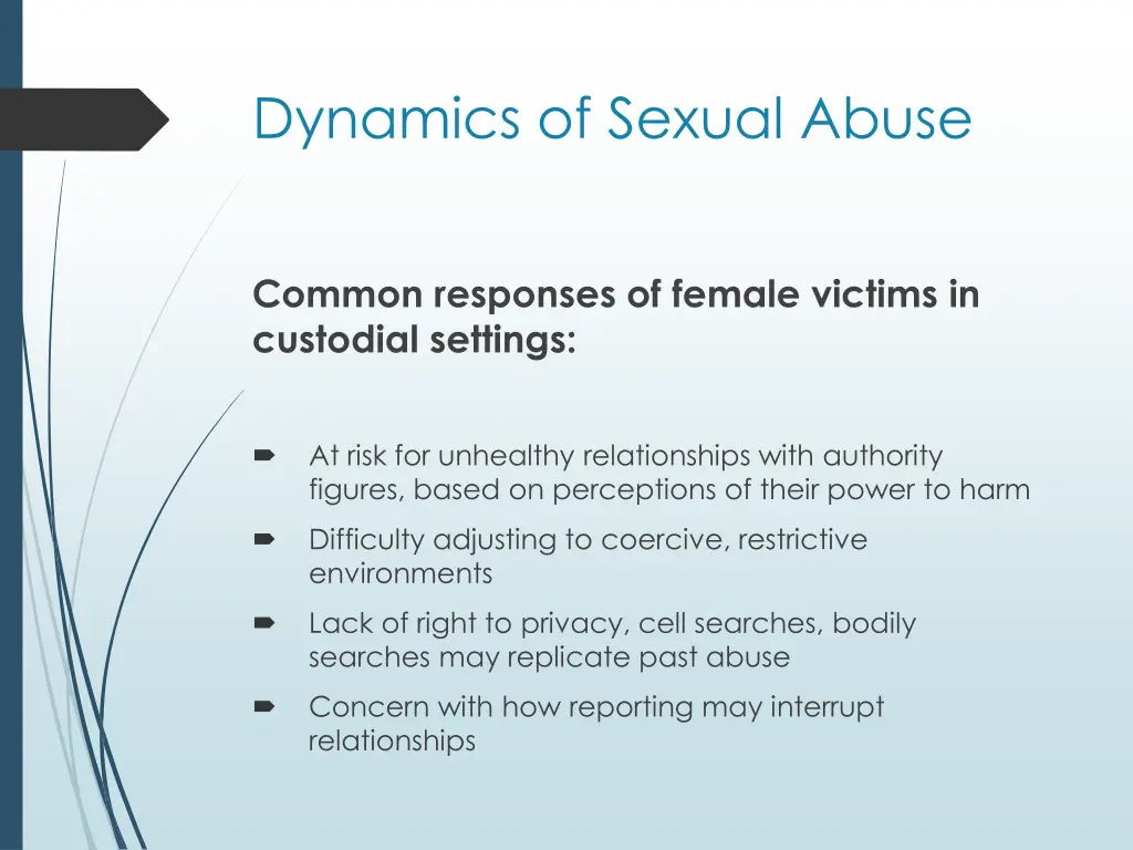 dynamics of sexual abuse 7