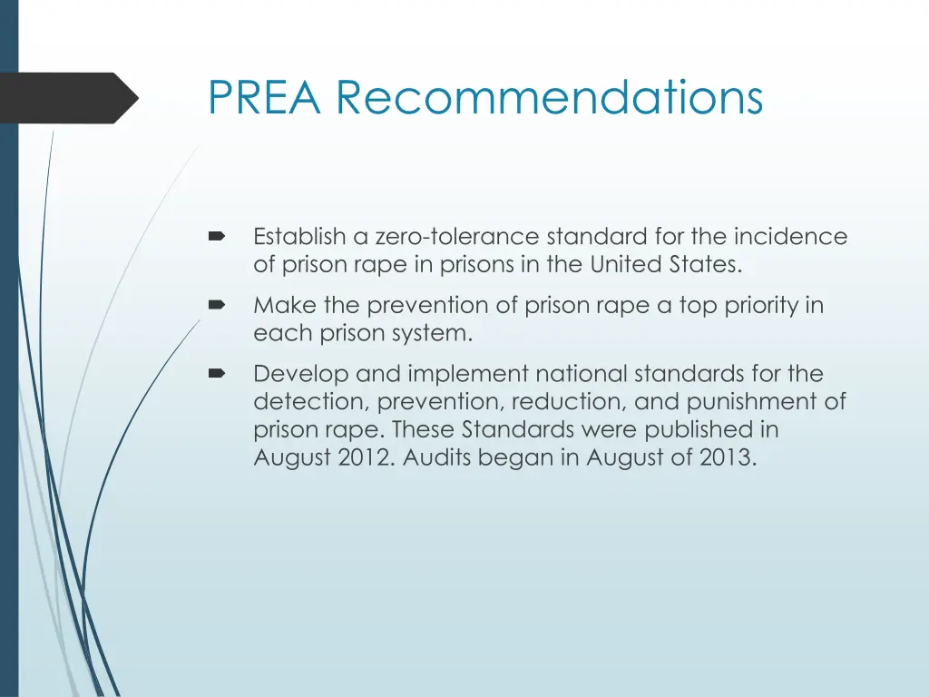 prea recommendations