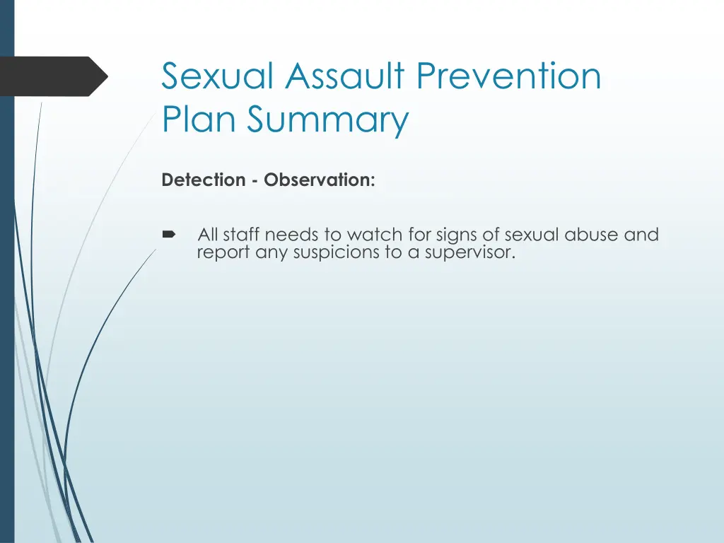 sexual assault prevention plan summary 5