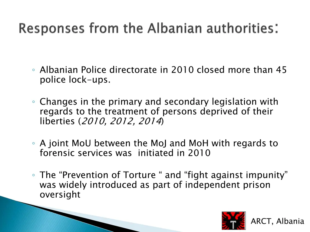 albanian police directorate in 2010 closed more