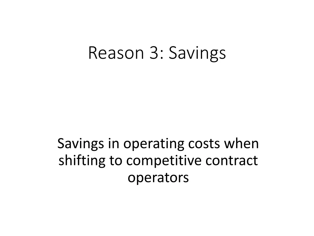 reason 3 savings