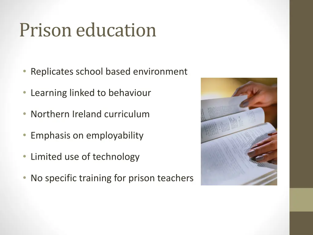 prison education