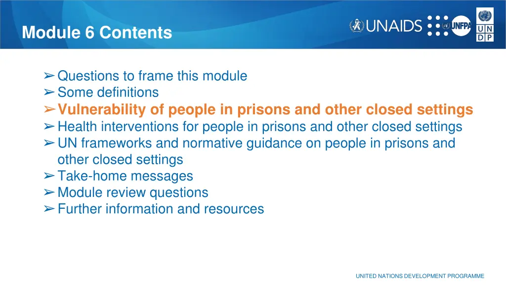 module 6 contents 2