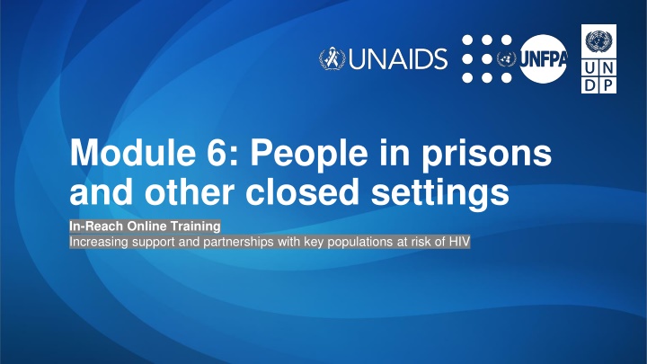 module 6 people in prisons and other closed