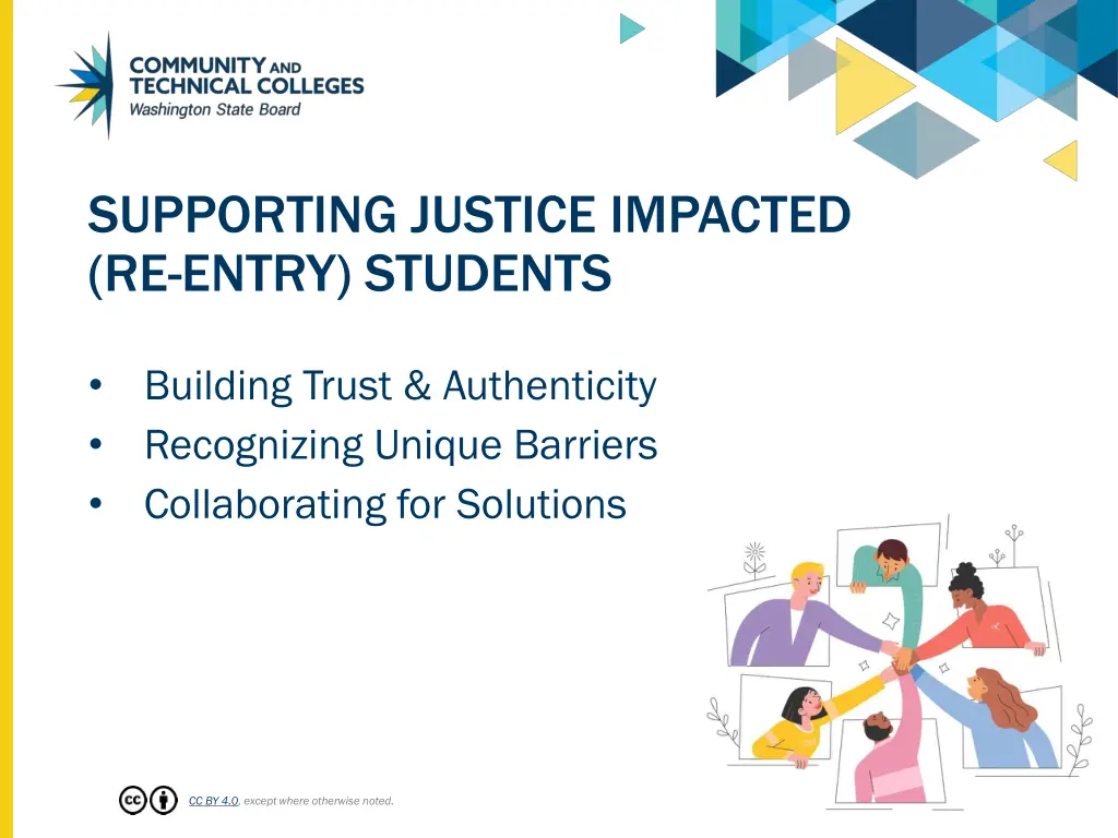 supporting justice impacted re entry students