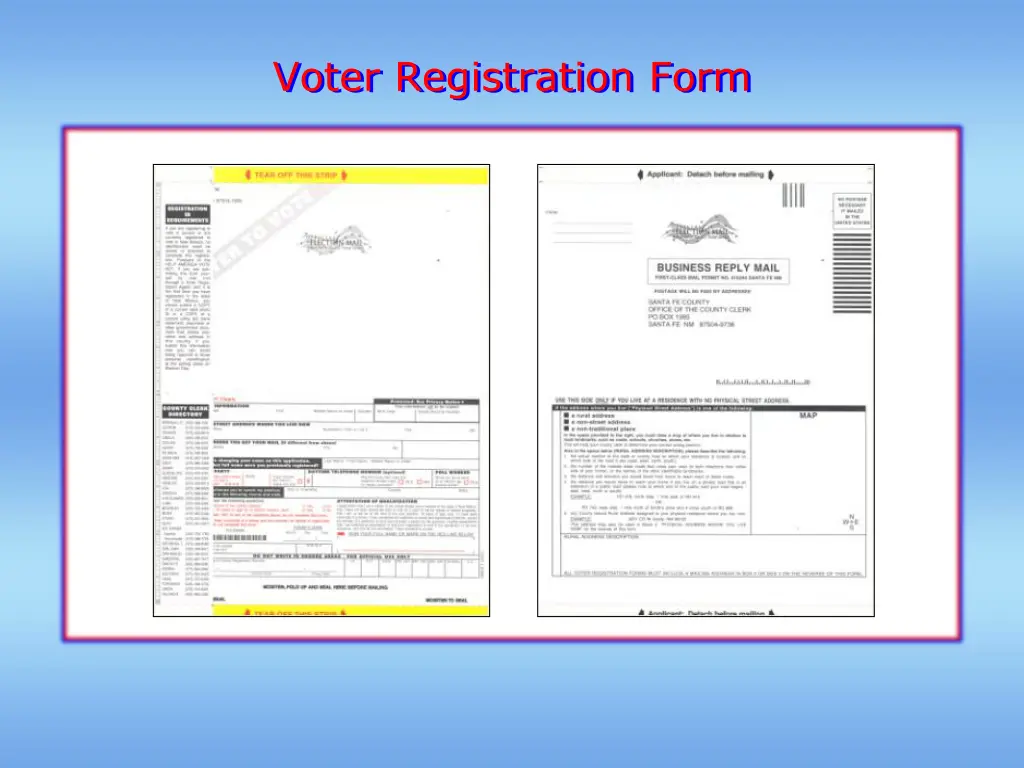 voter registration form 1