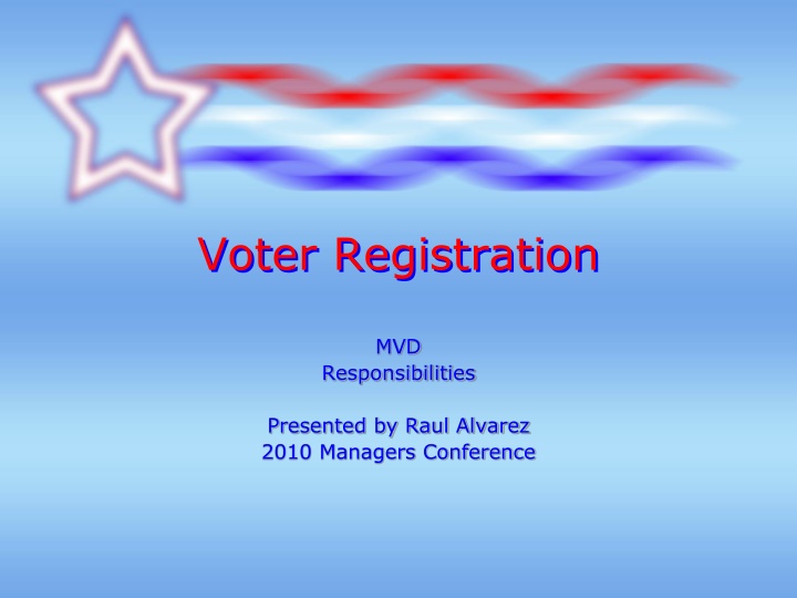 voter registration