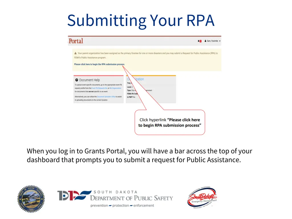 submitting your rpa