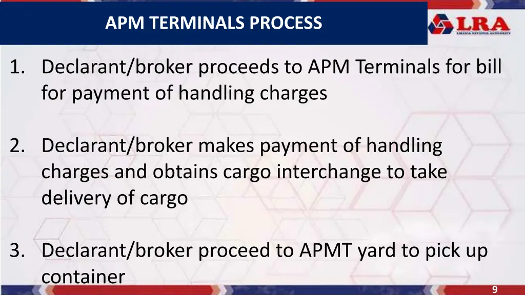 apm terminals process