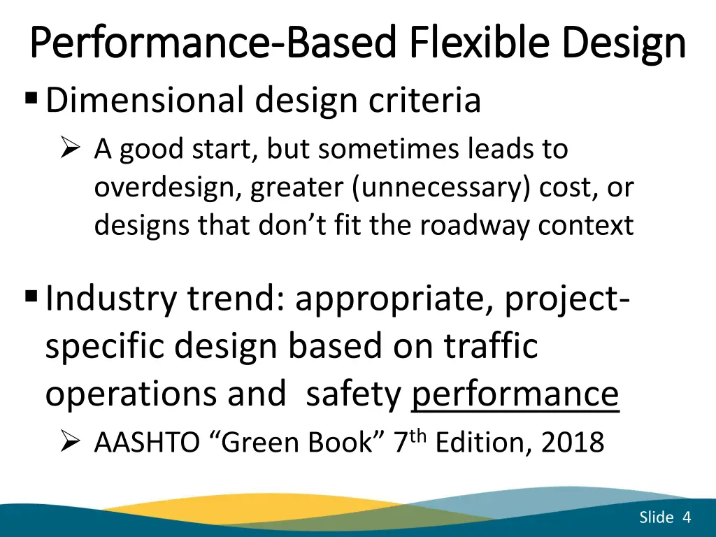 performance performance based flexible design