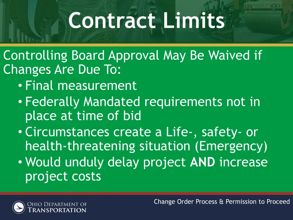 contract limits