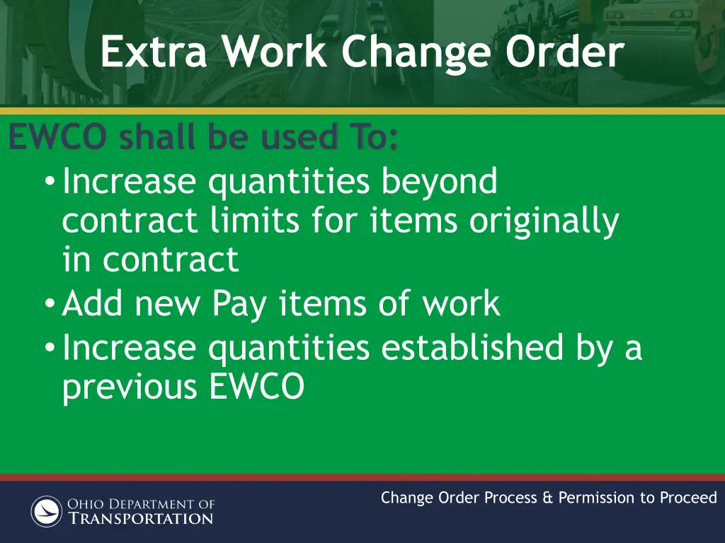 extra work change order