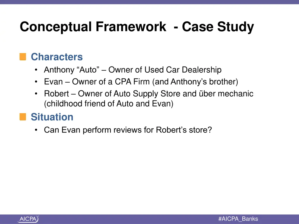 conceptual framework case study