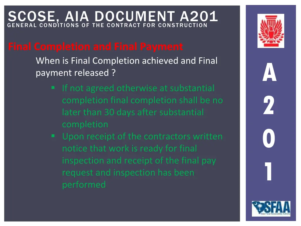 general conditions of the contract 43