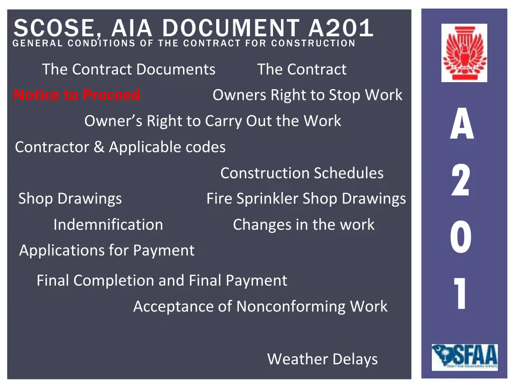 general conditions of the contract 9