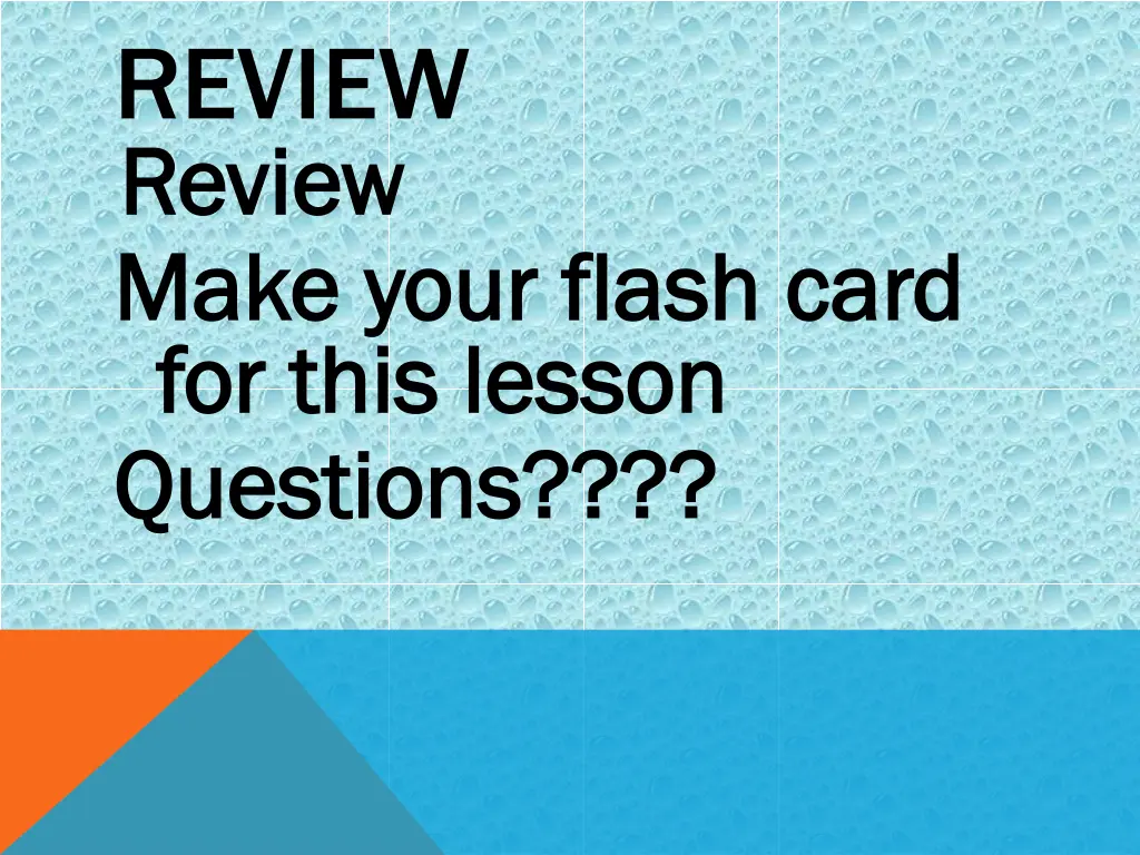 review review review make your flash card make