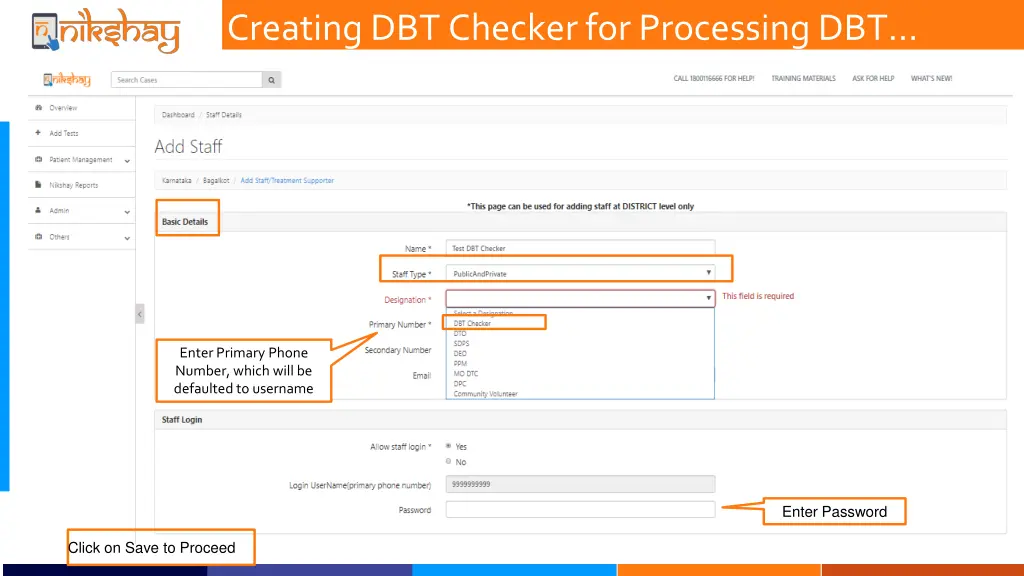 creating dbt checker for processing dbt 2