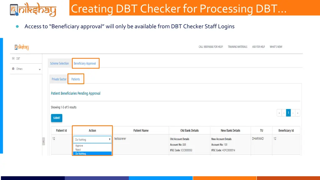 creating dbt checker for processing dbt 4