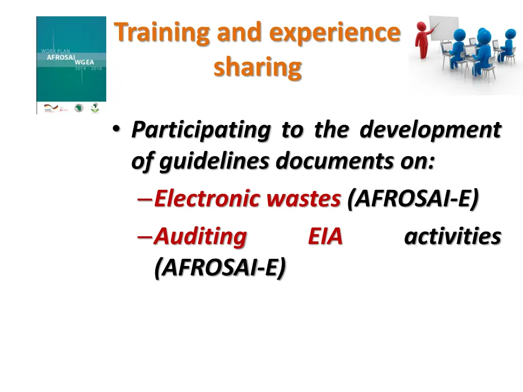 training and experience sharing 1