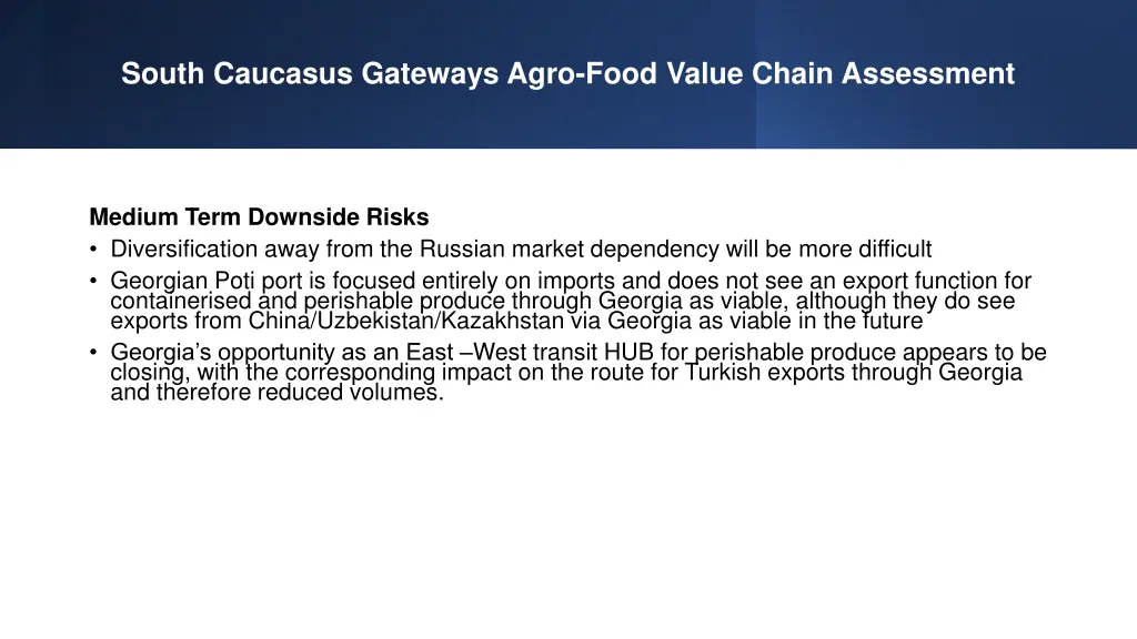 south caucasus gateways agro food value chain 6