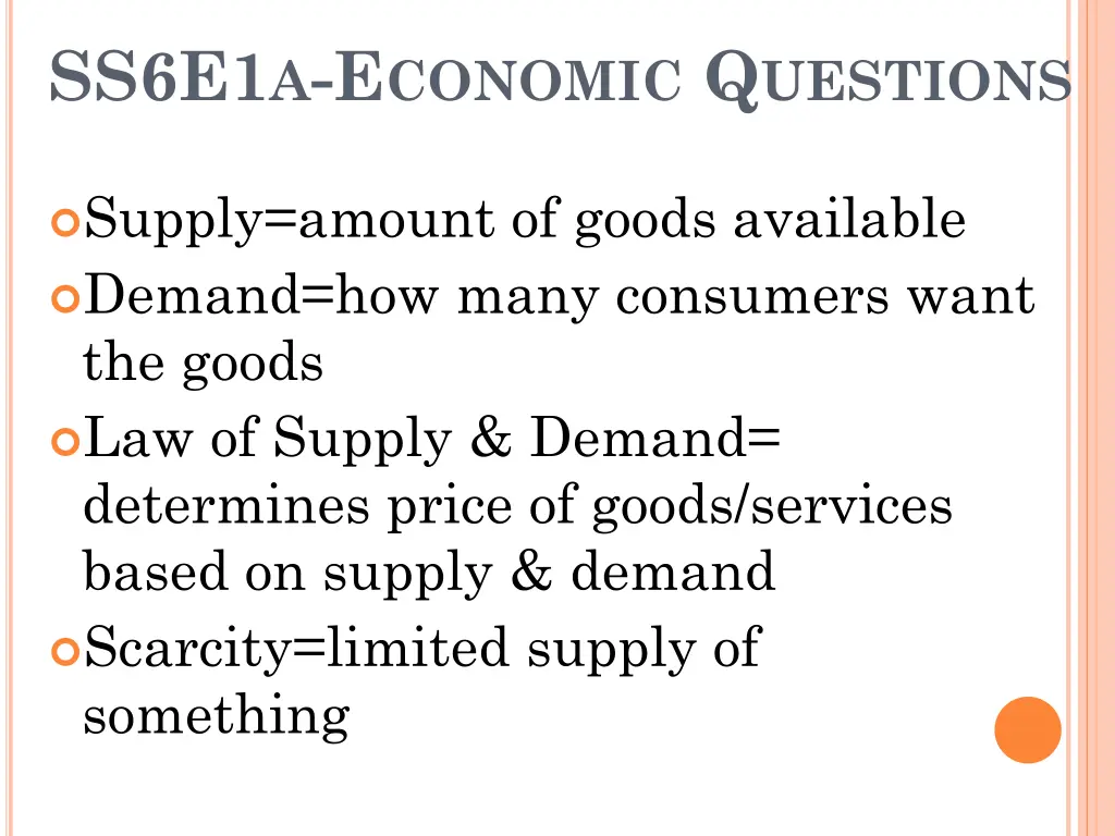 ss6e1 a e conomic q uestions 2