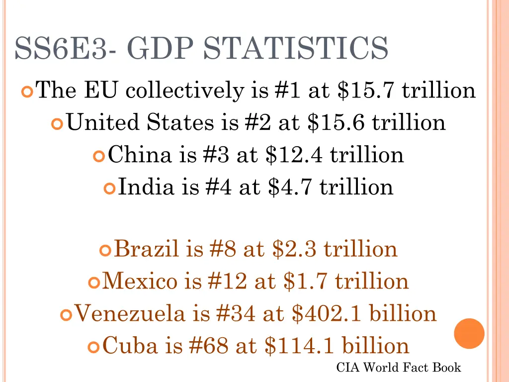 ss6e3 gdp statistics