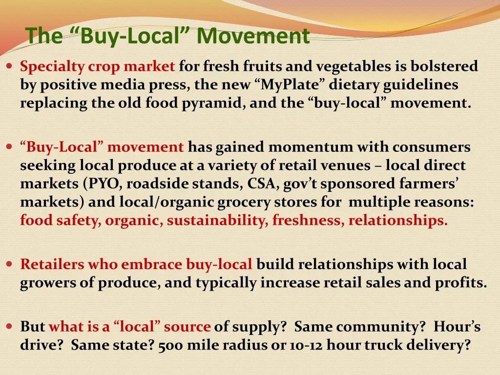 the buy local movement