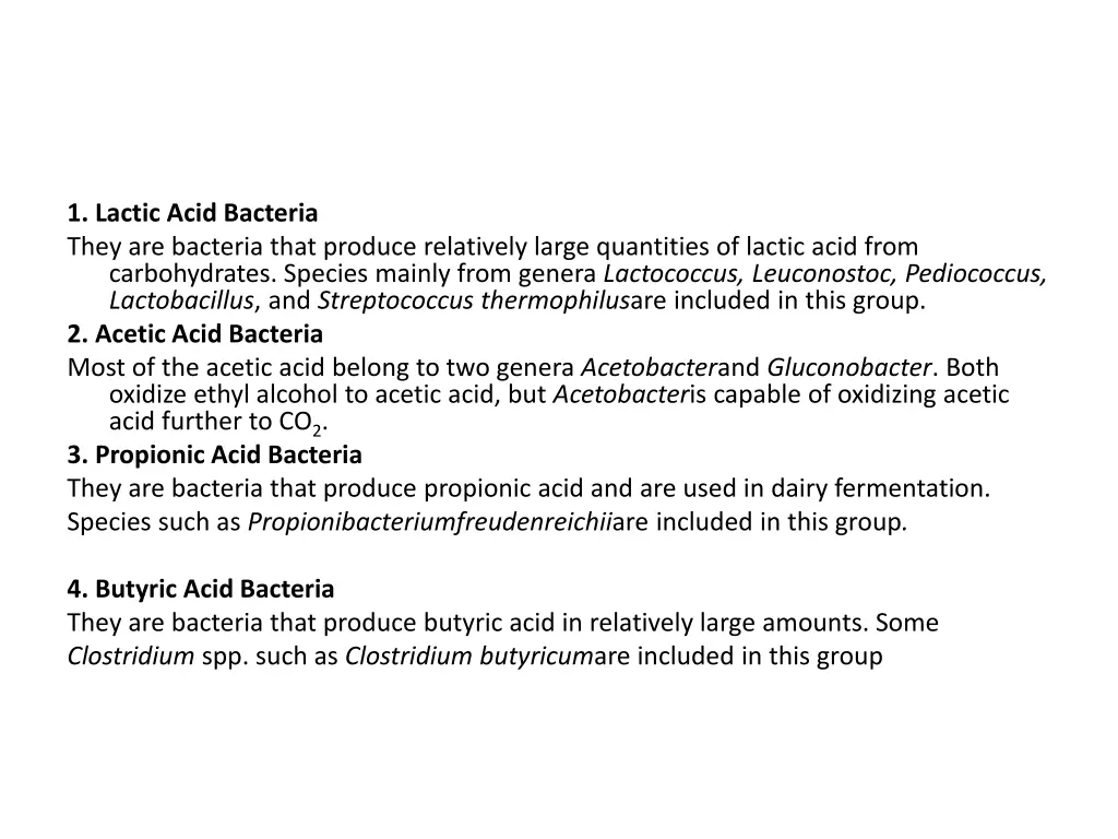 1 lactic acid bacteria they are bacteria that