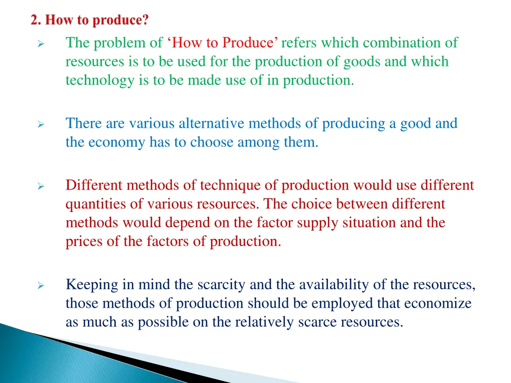 the problem of how to produce refers which