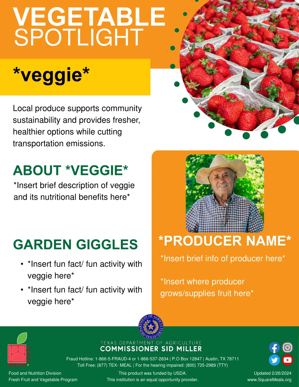 vegetable spotlight