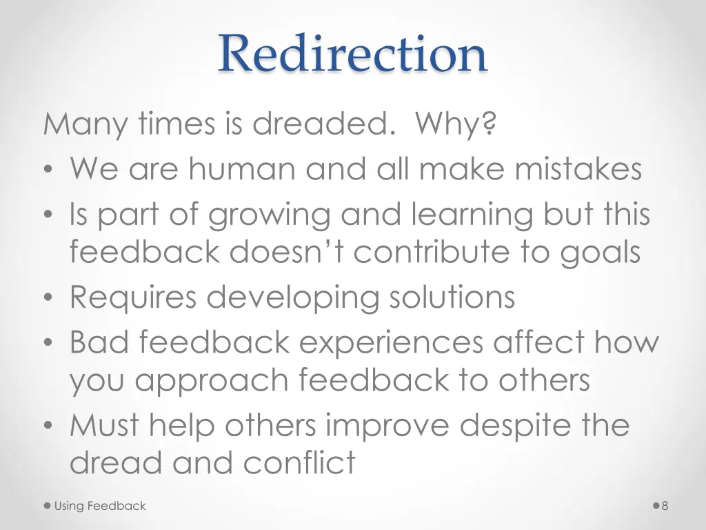 redirection