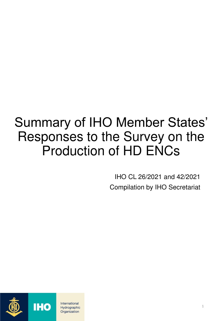 summary of iho member states responses