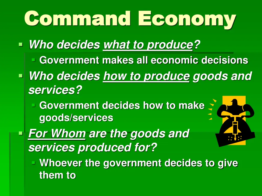 command economy command economy