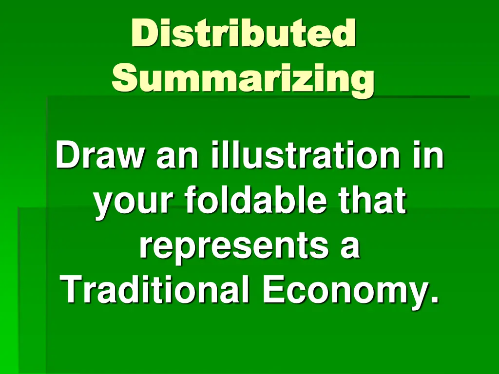 distributed distributed summarizing summarizing