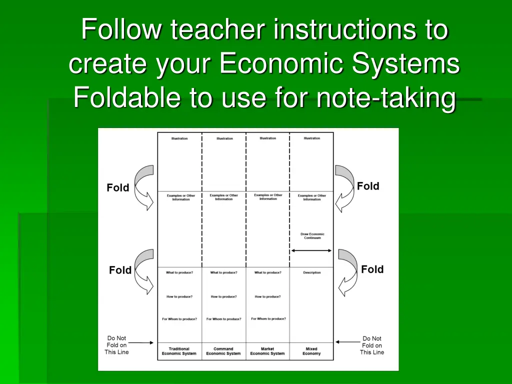 follow teacher instructions to create your