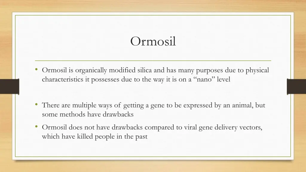 ormosil