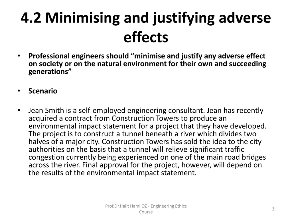 4 2 minimising and justifying adverse effects