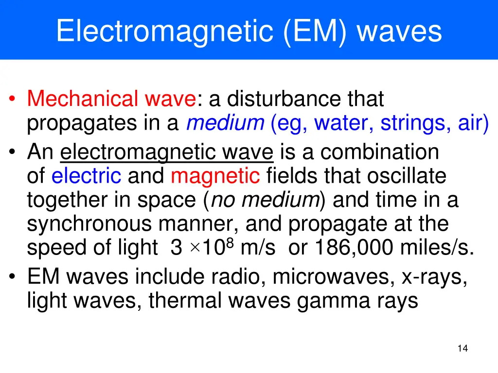 electromagnetic em waves 1