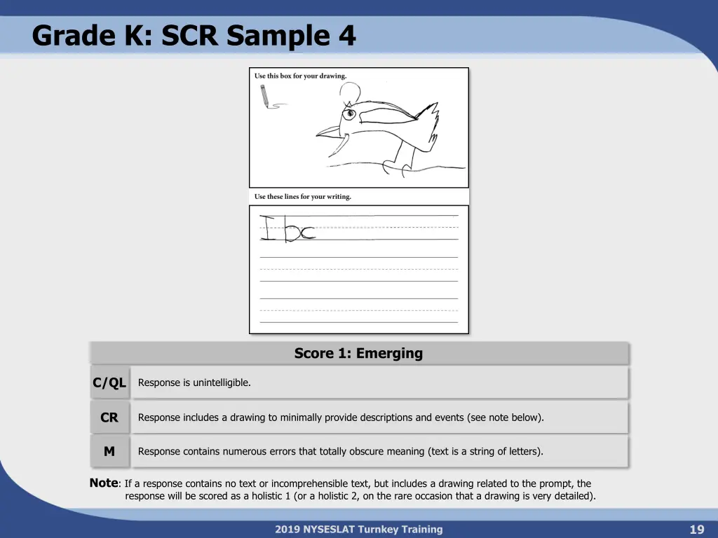 grade k scr sample 4