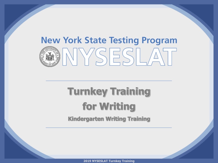 turnkey training for writing