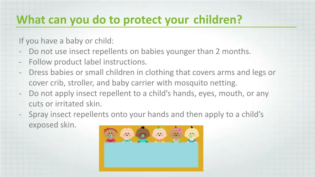 what can you do to protect your children